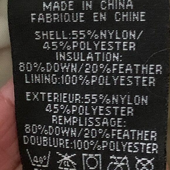 Roxy beige herringbone print endurance 10,000  down ski winter jacket M EUC - Picture 15 of 15